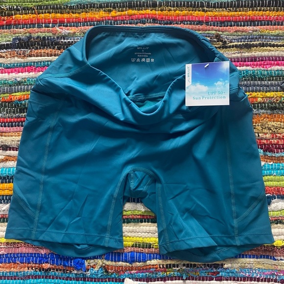 Willit Shorts, Size Small, Teal, 2 Pockets Athletic Bike - Picture 3 of 5